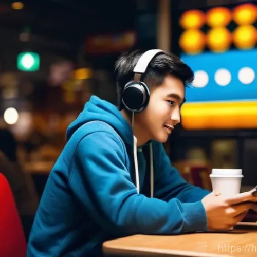 Home 28 구형 게임기의 에뮬레이션 설정법 - **Prompt 1: Pocket-Sized Nostalgia on the Go** "A young adult, approximately 25-30 years old, wi...